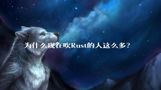 为什么现在吹Rust的人这么多？